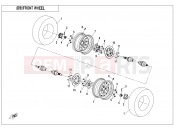 FRONT WHEEL - F07 - CFMOTO CFORCE 520 (CF500AU-7A) 2020