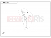 CFMOTO 2021 ATV CFORCE 520 (CF500AU-7LF) LOCK KIT - F01
