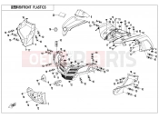 CFMOTO 2021 ATV CFORCE 520 (CF500AU-7LF) FRONT PLASTICS - F04-1