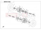 CFMOTO 2021 ATV CFORCE 520 (CF500AU-7LF) FRONT WHEEL - F07