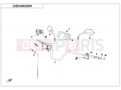CFMOTO 2021 ATV CFORCE 520 (CF500AU-7LF) HANDLEBAR - F10-1