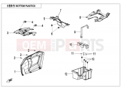 CFMOTO 2021 ATV CFORCE 625 (CF600AU-3LF) BOTTOM PLASTICS - F04-8