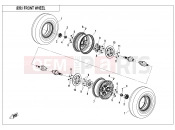 CFMOTO 2021 ATV CFORCE 625 (CF600AU-3LF) FRONT WHEEL - F07