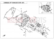 CFMOTO 2021 ATV CFORCE 625 (CF600AU-3LF) LEFT CRANKCASE COVER ASSY. - E01-4