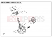 CFMOTO 2021 ATV CFORCE 625 (CF600AU-3LF) CRANKSHAFT @^ CONNECTING ROD @^ PISTON ASSY. - E04