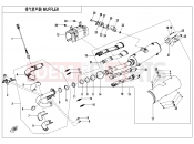 CFMOTO 2021 ATV CFORCE 625 (CF600AU-3S) MUFFLER(NA) - F02-A-V1