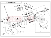 CFMOTO 2021 ATV CFORCE 625 (CF600AU-3S) MUFFLER(NA) - F02-A-V2