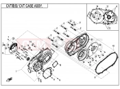 CFMOTO 2021 ATV CFORCE 625 (CF600AU-3S) CVT CASE ASSY - E01-3