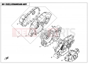 CRANKCASE ASSY - E01 - CFMOTO CFORCE 800 (CF800ATR-2) 2018