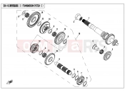 TRANSMISSION SYSTEM(1) - E06-1-V2 - CFMOTO CFORCE 800 (CF800ATR-2) 2018