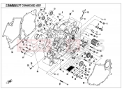 LEFT CRANKCASE ASSY - E01-1-V2 - CFMOTO CFORCE 850 (CF800AU-2A) 2017