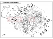 RIGHT CRANKCASE ASSY - E01-2-V3 - CFMOTO CFORCE 850 (CF800AU-2A) 2017