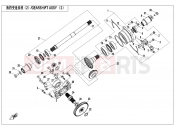 TRANSMISSION SYSTEM(2) - E06-2 - CFMOTO CFORCE 850 (CF800AU-2A) 2017