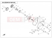 WATER PUMP ASSY. - E08 - CFMOTO CFORCE 850 (CF800AU-2A) 2017