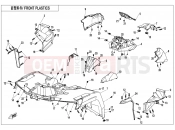 CFMOTO 2018 ATV CFORCE 850 (CF800AU-2A) FRONT PLASTICS - F04-2-D
