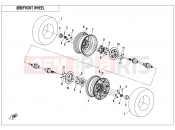 CFMOTO 2018 ATV CFORCE 850 (CF800AU-2A) FRONT WHEEL - F07