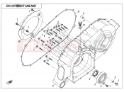 CVT CASE ASSY. - E01-3 - CFMOTO CFORCE 820 (CF800AU-2B) 2017