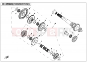 TRANSMISSION SYSTEM(1) - E06-1-V1 - CFMOTO CFORCE 820 (CF800AU-2B) 2017