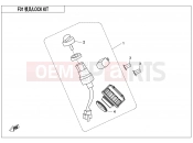 CFMOTO 2018 ATV CFORCE 820 (CF800AU-2B) LOCK KIT - F01