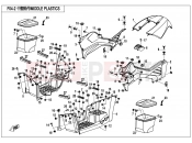 CFMOTO 2018 ATV CFORCE 820 (CF800AU-2B) MIDDLE PLASTICS - F04-2