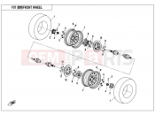 CFMOTO 2018 ATV CFORCE 820 (CF800AU-2B) FRONT WHEEL - F07
