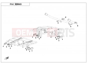CFMOTO 2018 ATV CFORCE 820 (CF800AU-2B) RACK(RECTANGLEï¼REFLECTOR) - F14-2