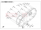 CFMOTO 2018 ATV CFORCE 820 (CF800AU-2B) CVT CASE COVER ASSY. - E01-4