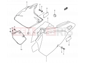 SUZUKI DR-Z400 K4 (2004) (E01) 37B - FRAME COVER (MODEL K3/K4)