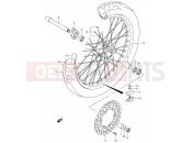 SUZUKI DR-Z400 K4 (2004) (E01) 49 - FRONT WHEEL