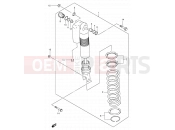 SUZUKI DR-Z400 K4 (2004) (E01) 53 - REAR SHOCK ABSORBER (SEE NOTE)