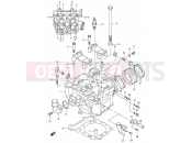 2 - CYLINDER HEAD - Suzuki DR-Z400 Y (2000) (E01)