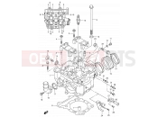 SUZUKI DR-Z400 Y (2000) (E03,E28,E33) 2 - CYLINDER HEAD