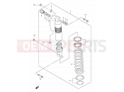 SUZUKI DR-Z400 Y (2000) (E03,E28,E33) 53 - REAR SHOCK ABSORBER