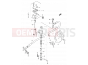 SUZUKI DR-Z400 Y (2000) (E03,E28,E33) 57 - REAR MASTER CYLINDER