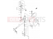 57 - REAR MASTER CYLINDER - Suzuki DR-Z400E K1 (2001) (E24)