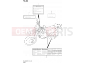 SUZUKI DR-Z400E K5 (2005) (E01) 53 - LABEL
