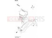 SUZUKI DR-Z400E K5 (2005) (E24) 43 - FRONT FENDER