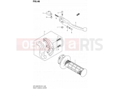 SUZUKI DR-Z400E K5 (2005) (E24) 48 - RIGHT HANDLE LEVER (E24)