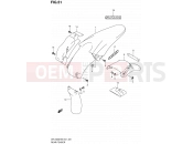 SUZUKI DR-Z400E K5 (2005) (E24) 51 - REAR FENDER (WITH OUT E24)