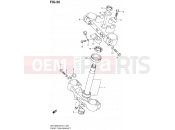 SUZUKI DR-Z400E K5 (2005) (E24) 56 - FRONT FORK BRACKET (E01,P37)