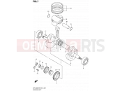 SUZUKI DR-Z400E K6 (2006) (E01) 7 - CRANKSHAFT