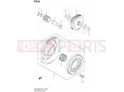 SUZUKI DR-Z400E K6 (2006) (E01) 8 - STARTER CLUTCH