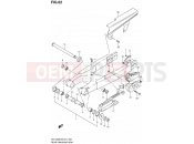 SUZUKI DR-Z400E K6 (2006) (E01) 62 - REAR SWINGING ARM