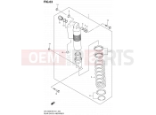 SUZUKI DR-Z400E K6 (2006) (E01) 63 - REAR SHOCK ABSORBER (E01,P37)