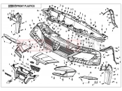 CFMOTO UFORCE 1000 (CF1000UTR-3) FRONT PLASTICS - F04-1