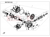 CFMOTO UFORCE 1000 (CF1000UTR-3) FRONT AXLE - F31