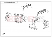 CFMOTO UFORCE 1000 (CF1000UTR-3) REAR PLASTICS - F04-5-V2