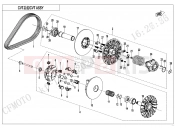 CFMOTO UFORCE 1000 (CF1000UTR-3) CVT ASSY(FOR DOWNHILL BRAKING) - E05-B