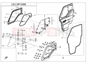 CFMOTO UFORCE 1000 (CF1000UTR-3) LEFT DOORS - F37-1-A-V3