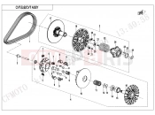 CFMOTO UFORCE 1000 (CF1000UTR-3) CVT ASSY(FOR DOWNHILL BRAKING) - E05-B
